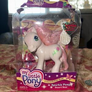 My Little Pony Sparkle Pony - Desert Rose 2003 Y2K NIB